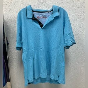 Robert Graham Light Blue Polo, 2XL